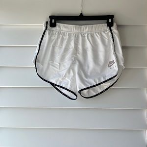 White Nike Air Running Shorts